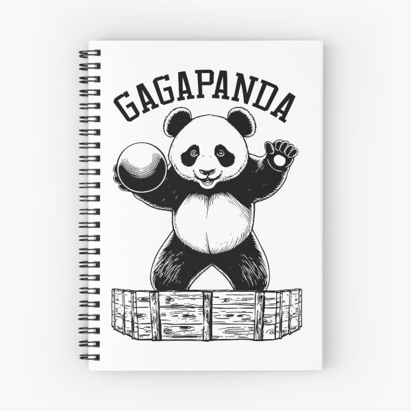 Item preview, Gaga Ball Pit Gagapanda Funny Panda Cute Dodgeball Player designed and sold by GrandeDuc.