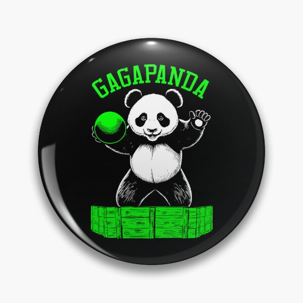 Item preview, Gaga Ball Pit Gagapanda Funny Panda Cute Dodgeball Player designed and sold by GrandeDuc.