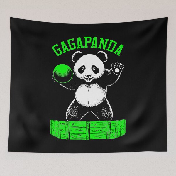 Item preview, Gaga Ball Pit Gagapanda Funny Panda Cute Dodgeball Player designed and sold by GrandeDuc.
