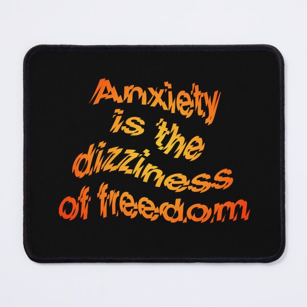 Item preview, Anxiety is the dizziness of freedom b v.4 designed and sold by x1brett.