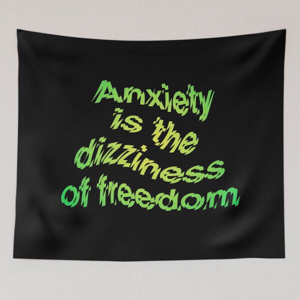 Item preview, Anxiety is the dizziness of freedom b v.5 designed and sold by x1brett.
