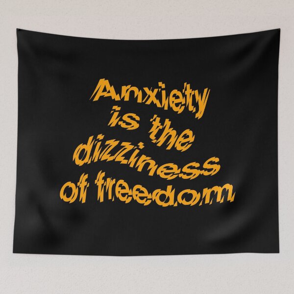 Item preview, Anxiety is the dizziness of freedom b v.6 designed and sold by x1brett.