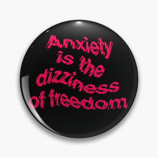 Item preview, Anxiety is the dizziness of freedom b v.7 designed and sold by x1brett.