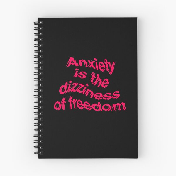 Item preview, Anxiety is the dizziness of freedom b v.7 designed and sold by x1brett.