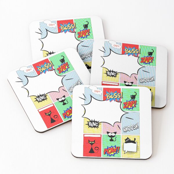 Item preview, Black cat comics designed and sold by InverseArt.