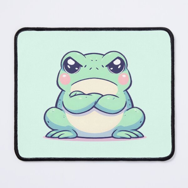 Item preview, Grumpy frog designed and sold by Anna Halasek.