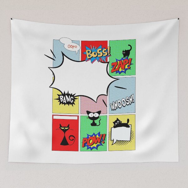 Item preview, Black cat comics designed and sold by InverseArt.