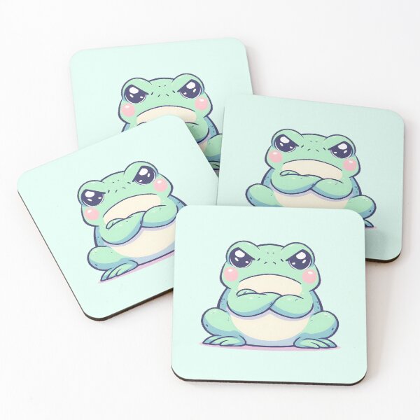 Item preview, Grumpy frog designed and sold by Anna Halasek.