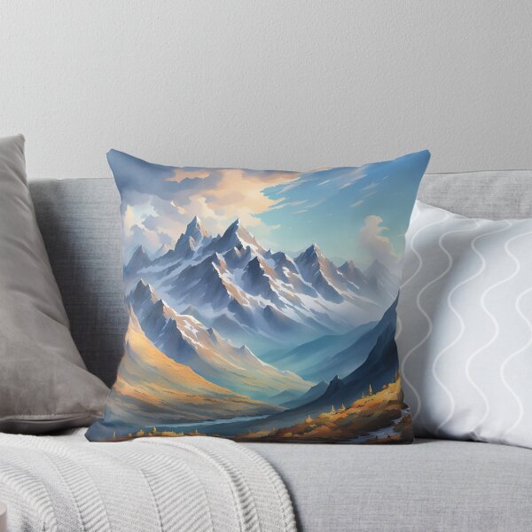 Item preview, Majestic Mountain Vista: Alpine Splendor - Watercolor Landscape designed and sold by 5lav.