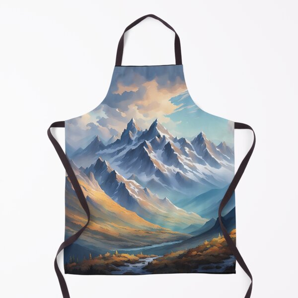 Item preview, Majestic Mountain Vista: Alpine Splendor - Watercolor Landscape designed and sold by 5lav.