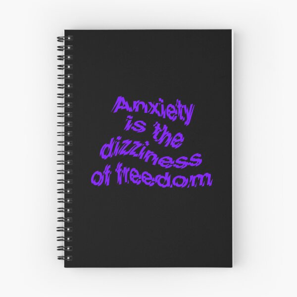 Item preview, Anxiety is the dizziness of freedom b v.8 designed and sold by x1brett.