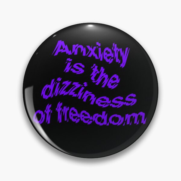 Item preview, Anxiety is the dizziness of freedom b v.8 designed and sold by x1brett.