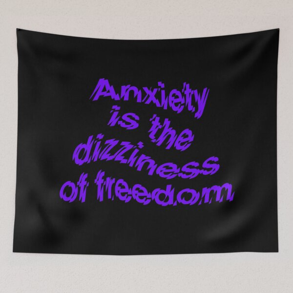 Item preview, Anxiety is the dizziness of freedom b v.8 designed and sold by x1brett.