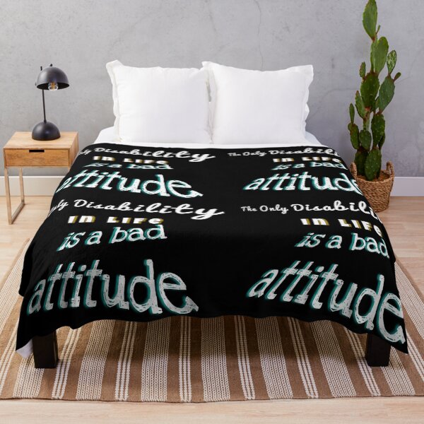 Item preview, The only disability in life is a bad attitude customized designed and sold by theparkfact0.