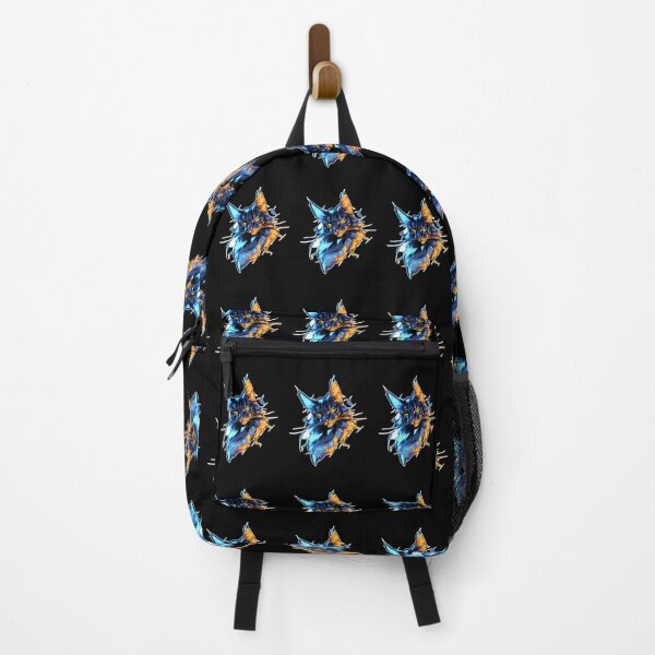 Item preview, Condescending Orange and Turquoise Fierce Lynx Cat Sticker by Zeesdesign on Redbubble designed and sold by ZEESDESIGN.
