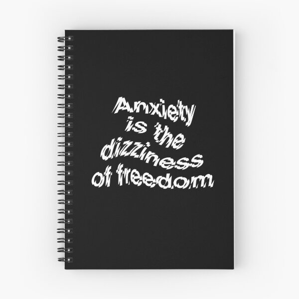 Item preview, Anxiety is the dizziness of freedom b v.9 designed and sold by x1brett.