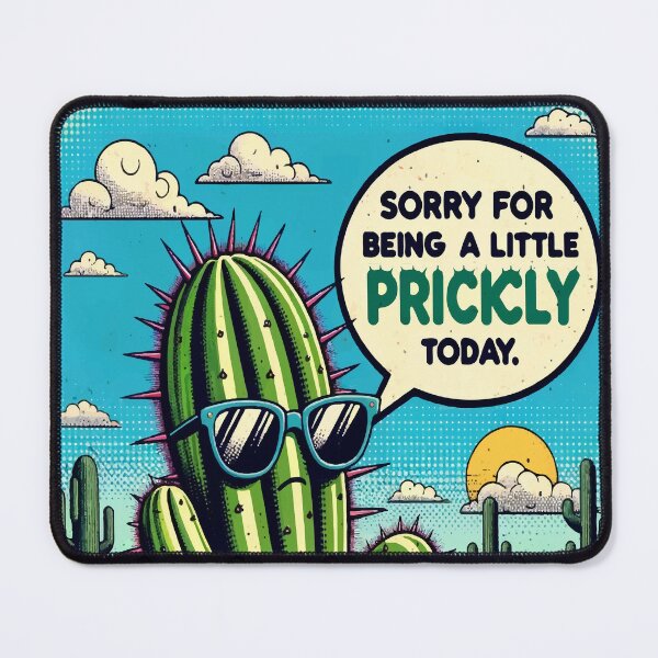 Item preview, Sorry For Being A Little Prickly Today Cactus designed and sold by 89BLACK.