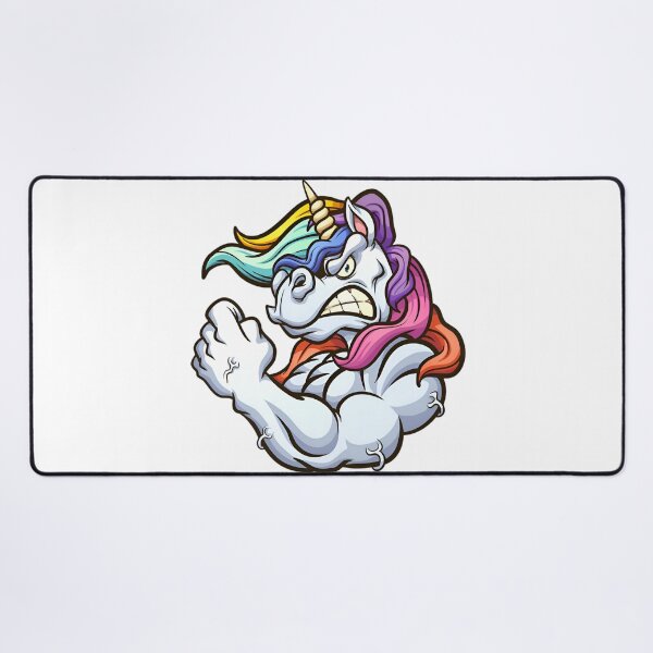 Item preview, muscular funny unicorn designed and sold by Isa00j.