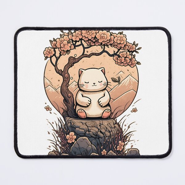 Item preview, cute cat under tree designed and sold by Isa00j.