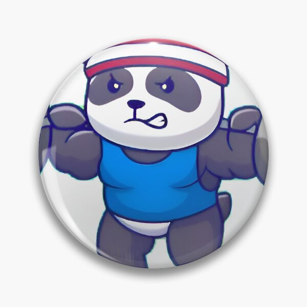 Item preview, cute panda Weightlifting designed and sold by Isa00j.