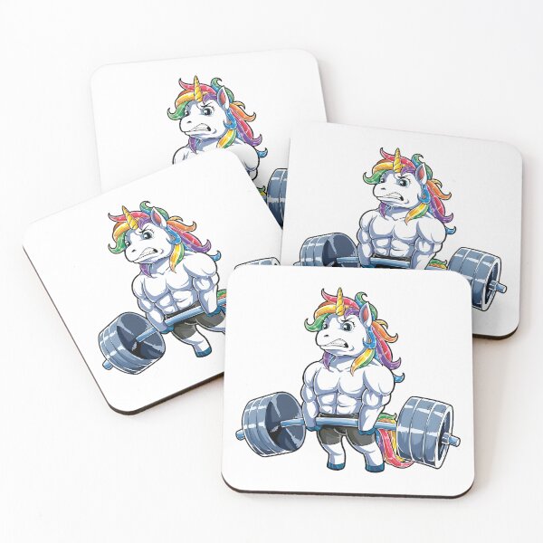 Item preview, cute unicorn Weightlifting designed and sold by Isa00j.