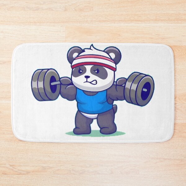 Item preview, cute panda Weightlifting designed and sold by Isa00j.