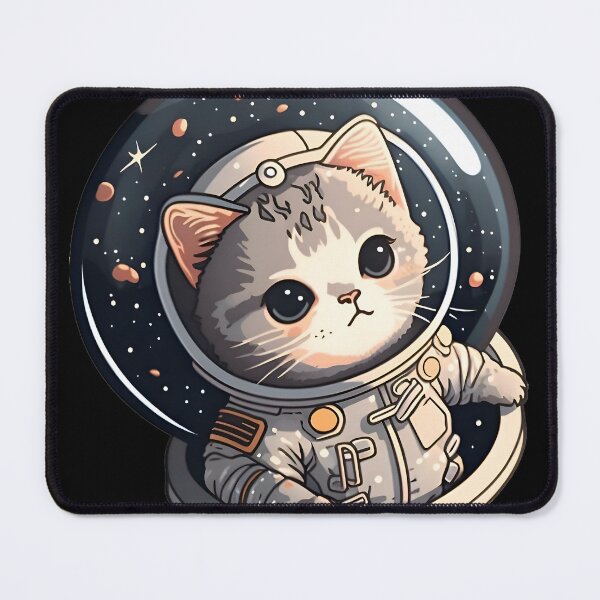 Item preview, cute and kawaii astro cat on space galaxy designed and sold by Isa00j.