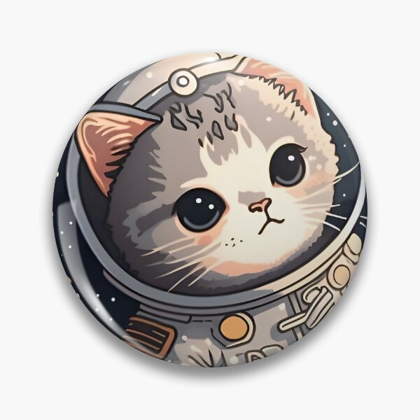 Item preview, cute and kawaii astro cat on space galaxy designed and sold by Isa00j.