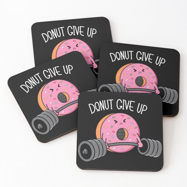 Item preview, cute donut Weightlifting quote designed and sold by Isa00j.