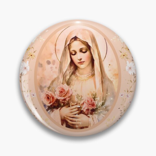 Aperçu de l'œuvre Vierge Marie Mère de Dieu Bienheureuse Marie créée et vendue par AMDG Line.