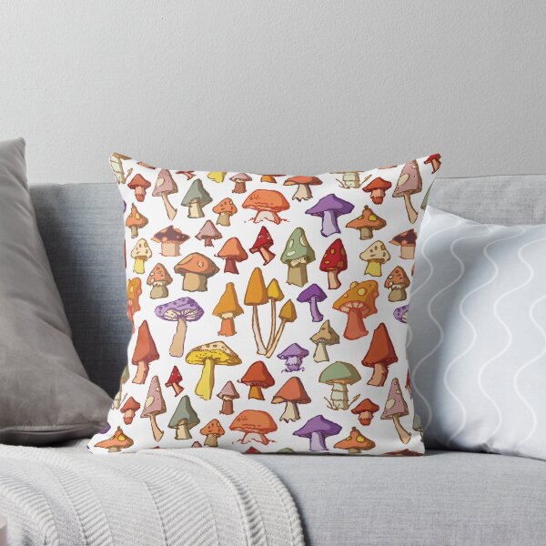 Item preview, Whimsical Illustrated Mushroom Pattern designed and sold by suttonbelyea.