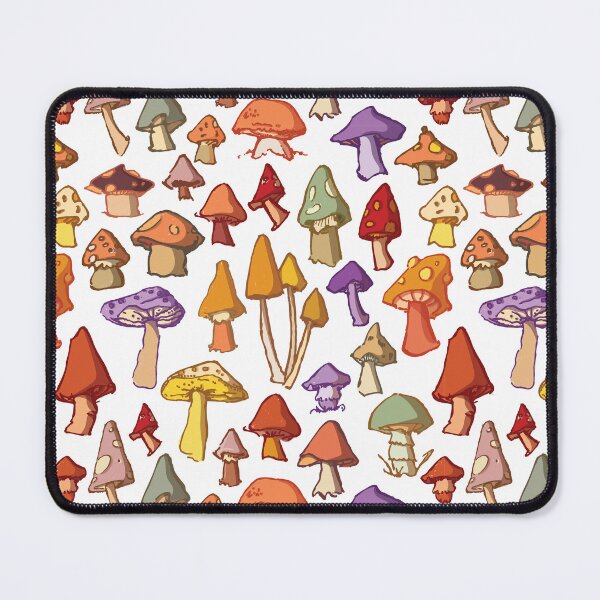Item preview, Whimsical Illustrated Mushroom Pattern designed and sold by suttonbelyea.