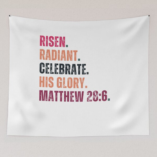 Item preview, He is Risen: Matthew 28:6 designed and sold by ebocraft.