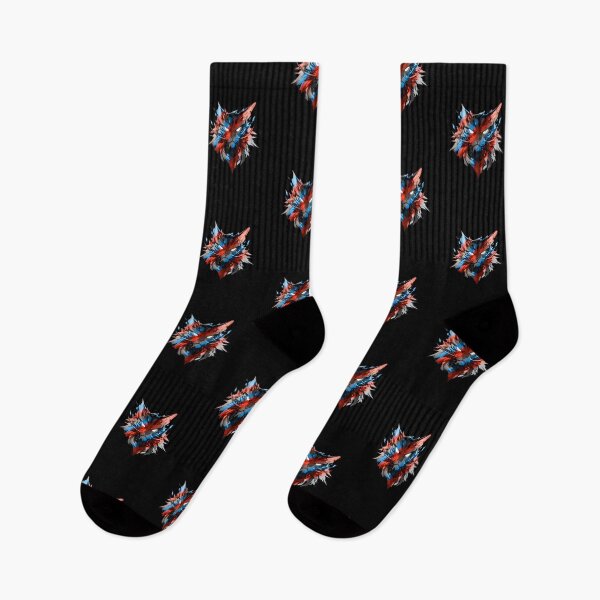Item preview, Light Red White and Blue Fierce Cat Sticker and Shirt Design by Zeesdesign on Redbubble designed and sold by ZEESDESIGN.