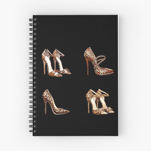 Item preview, Leopard heels set - hustle for pretty little things designed and sold by EmeraldeaArt.