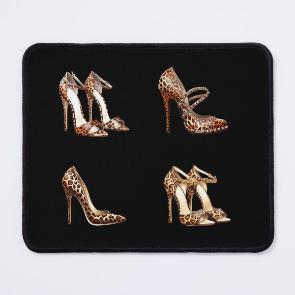 Item preview, Leopard heels set - hustle for pretty little things designed and sold by EmeraldeaArt.