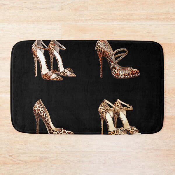 Item preview, Leopard heels set - hustle for pretty little things designed and sold by EmeraldeaArt.