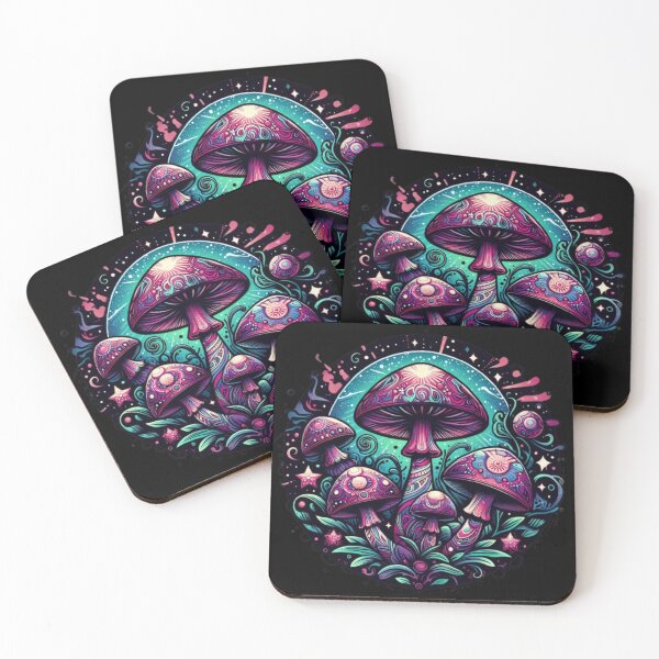 Item preview, Magic mushrooms designed and sold by AvalonTshirts.