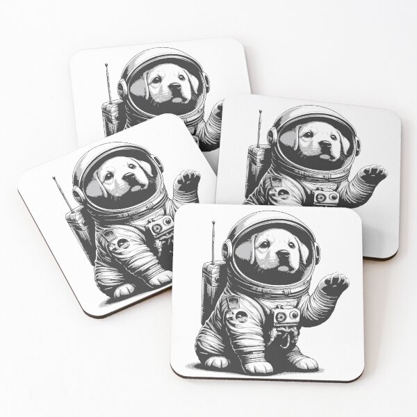 Item preview, Astronaut dog cute drawing designed and sold by Kr1tos.
