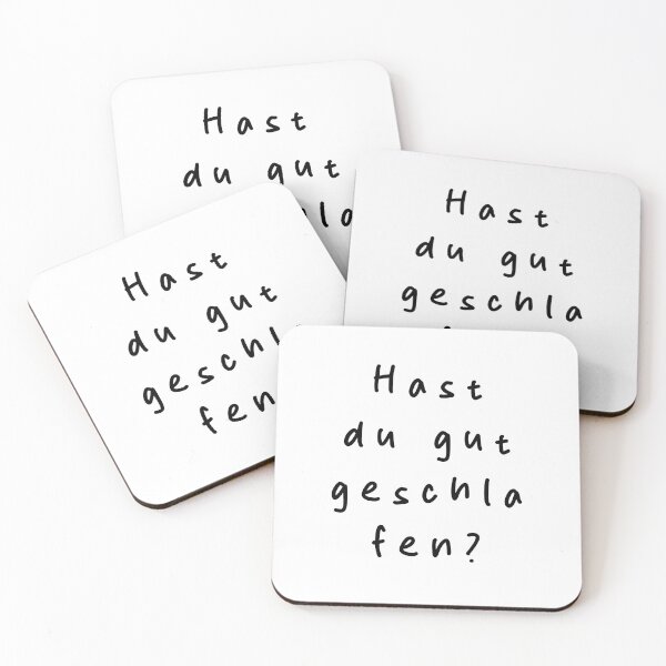 Item preview, Hast du gut geschlafen? | Minimalist Style | Handwritten Font designed and sold by RM-Journey.