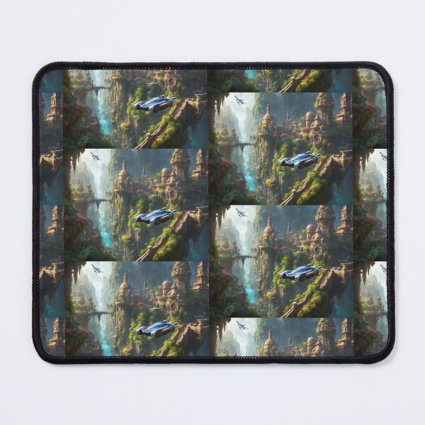 Item preview, Fantasy land with flying cars designed and sold by rupalhira.