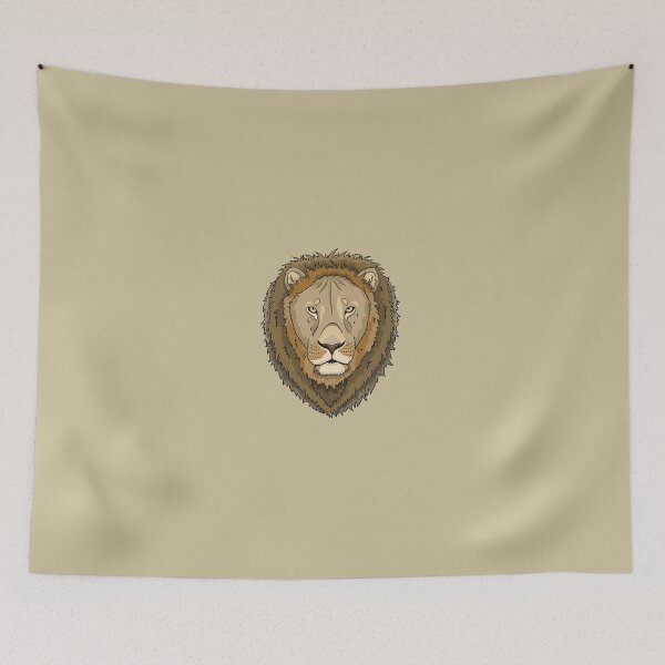 Item preview, Detailed lion head cartoon artwork designed and sold by christmas-lady.