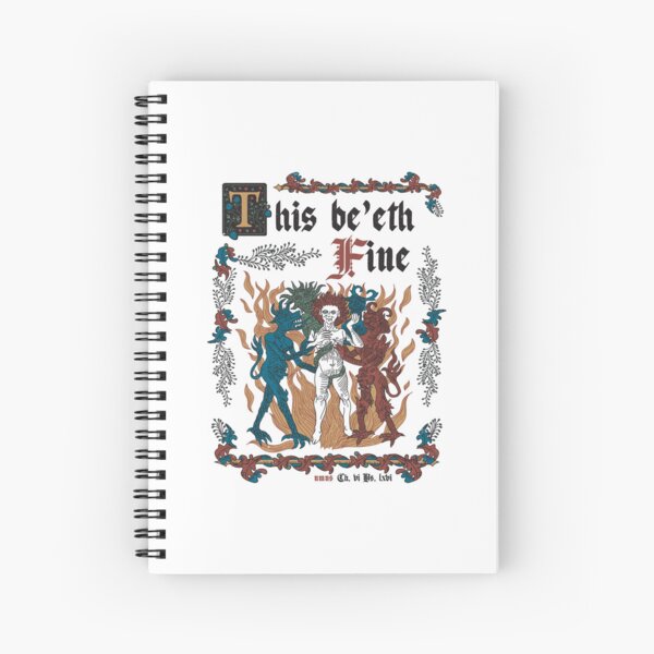 Item preview, This Is Fine Medieval Style - funny retro vintage English history designed and sold by Nemons.