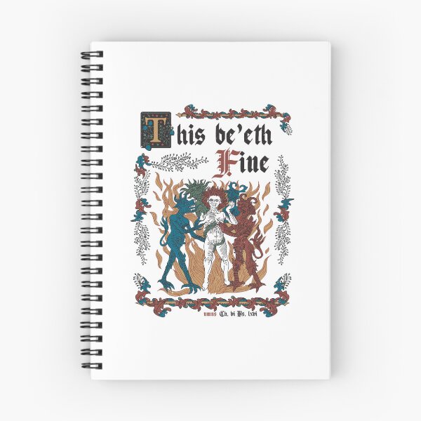 Item preview, This Is Fine Medieval Style - funny retro vintage English history designed and sold by Nemons.