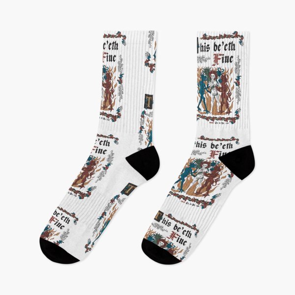 Item preview, This Is Fine Medieval Style - funny retro vintage English history designed and sold by Nemons.