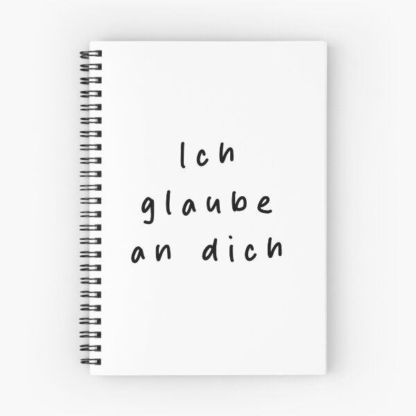 Item preview, Ich glaube an dich - Belief Booster  | Minimalist Style | Handwritten Font designed and sold by RM-Journey.