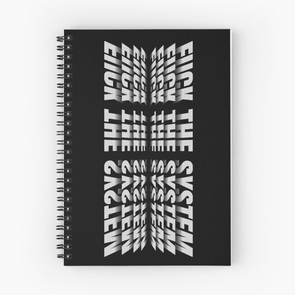 Item preview, Fuck The System | Creative Typography | Anti System  designed and sold by OrganicLights.