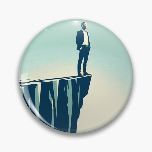 Item preview, Proud, Self-conscious businessman at the Edge of Rock designed and sold by Gaborai.