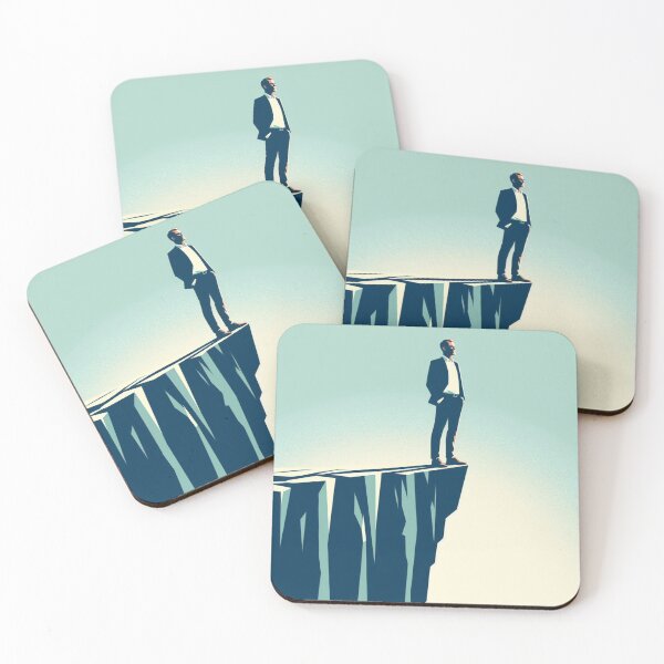 Item preview, Proud, Self-conscious businessman at the Edge of Rock designed and sold by Gaborai.