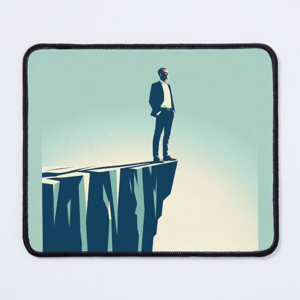 Item preview, Proud, Self-conscious businessman at the Edge of Rock designed and sold by Gaborai.